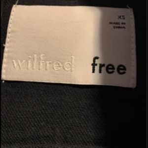 Wilfred Free black denim jacket
